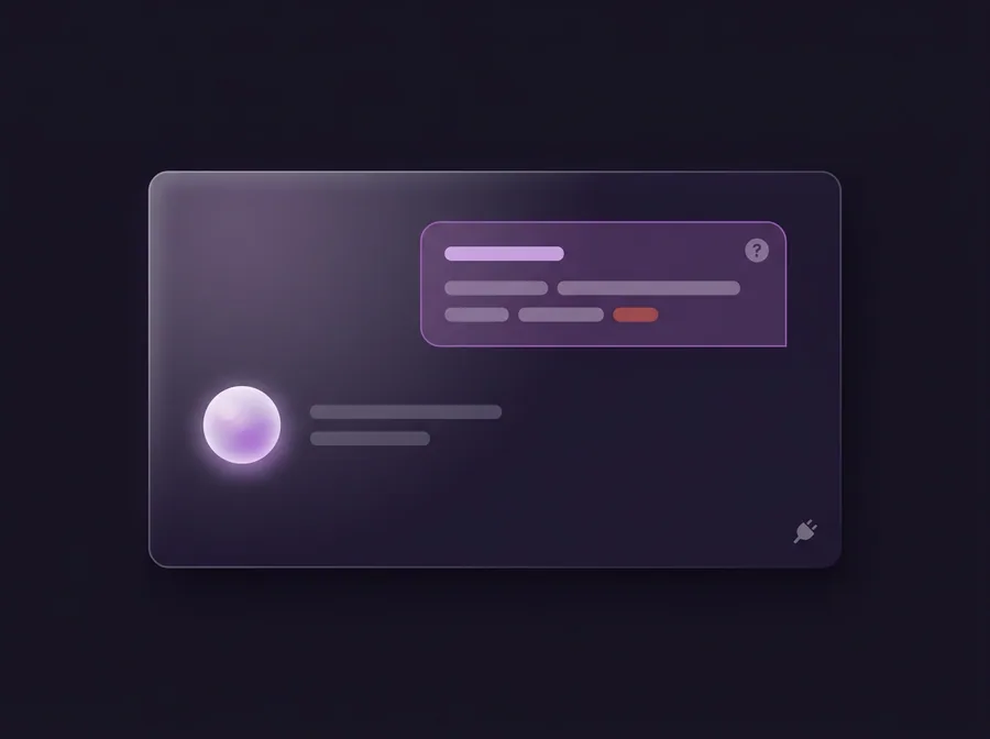 Ad manager MCP session step 1: a marketer asks the AI assistant a question about campaign performance