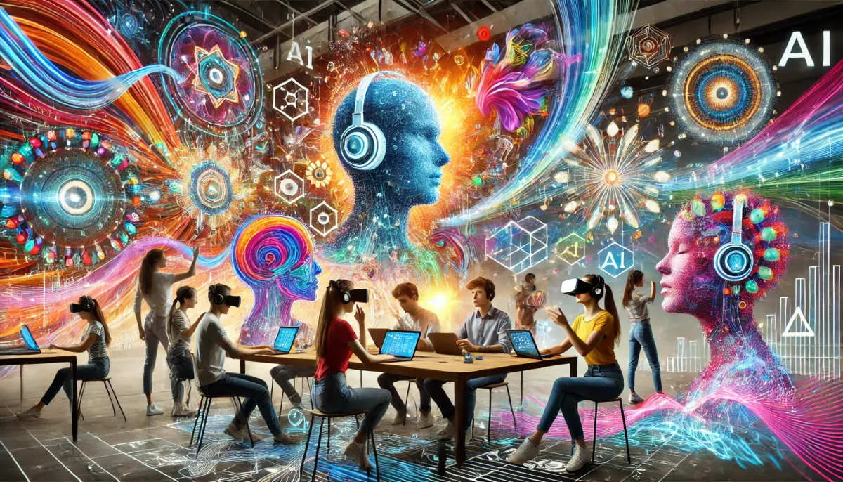 AI video creation dashboard displaying multiple video templates